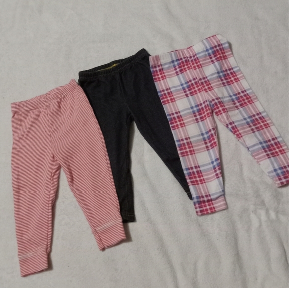 Baby Girl 12M Legging Pants Bundle - Picture 2 of 3